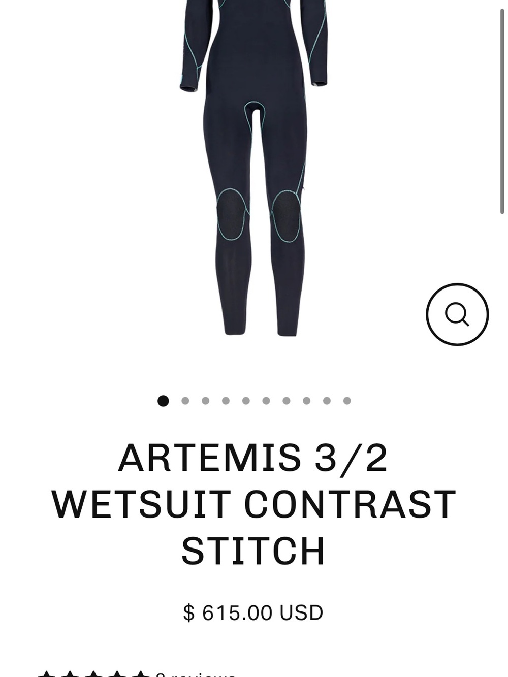 Matuse women’s 3/2 Artemis wetsuit size 6 - Picture 7 of 7